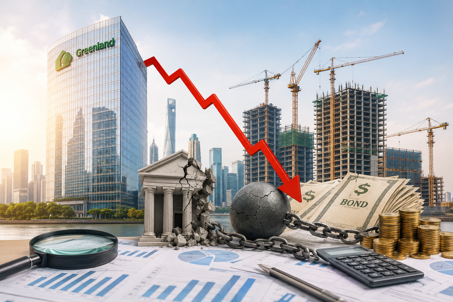 Greenland Holdings៖ ពីក្រុមហ៊ុនអចលនទ្រព្យយក្សចិន ទៅកាន់វិបត្តិសាច់ប្រាក់ និងបំណុល