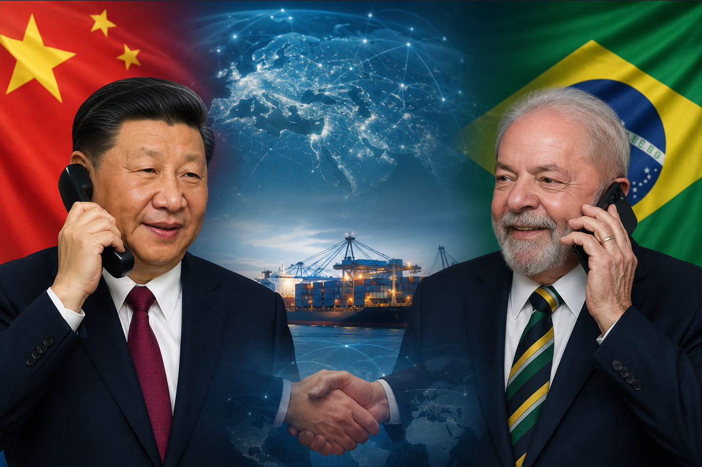 ប្រធានាធិបតីចិន Xi Jinping និងប្រធានាធិបតីប្រេស៊ីល Lula da Silva ពិភាក្សាតាមទូរស័ព្ទ ពង្រឹងកិច្ចសហប្រតិបត្តិការ និងការពារពាណិជ្ជកម្មសេរី